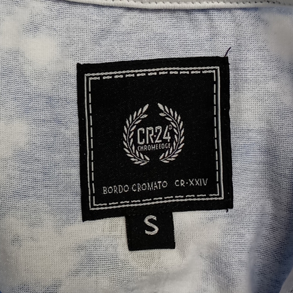 Cr-24 T-Shirt Men's Size S Royal Blue Short Sleeve Round Neck Pullover T-Shirt - Picture 5 of 6